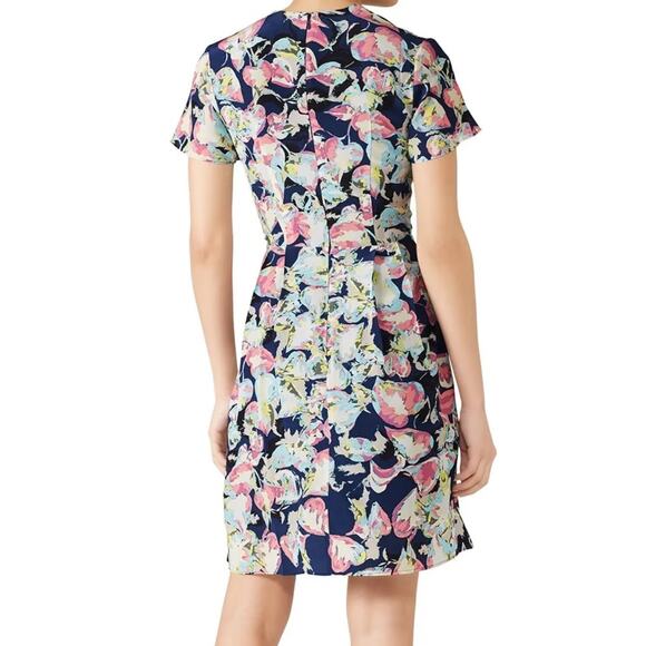 Slate & Willow Mixed Floral Printed Dress 100% silk Size 6 - Picture 2 of 6